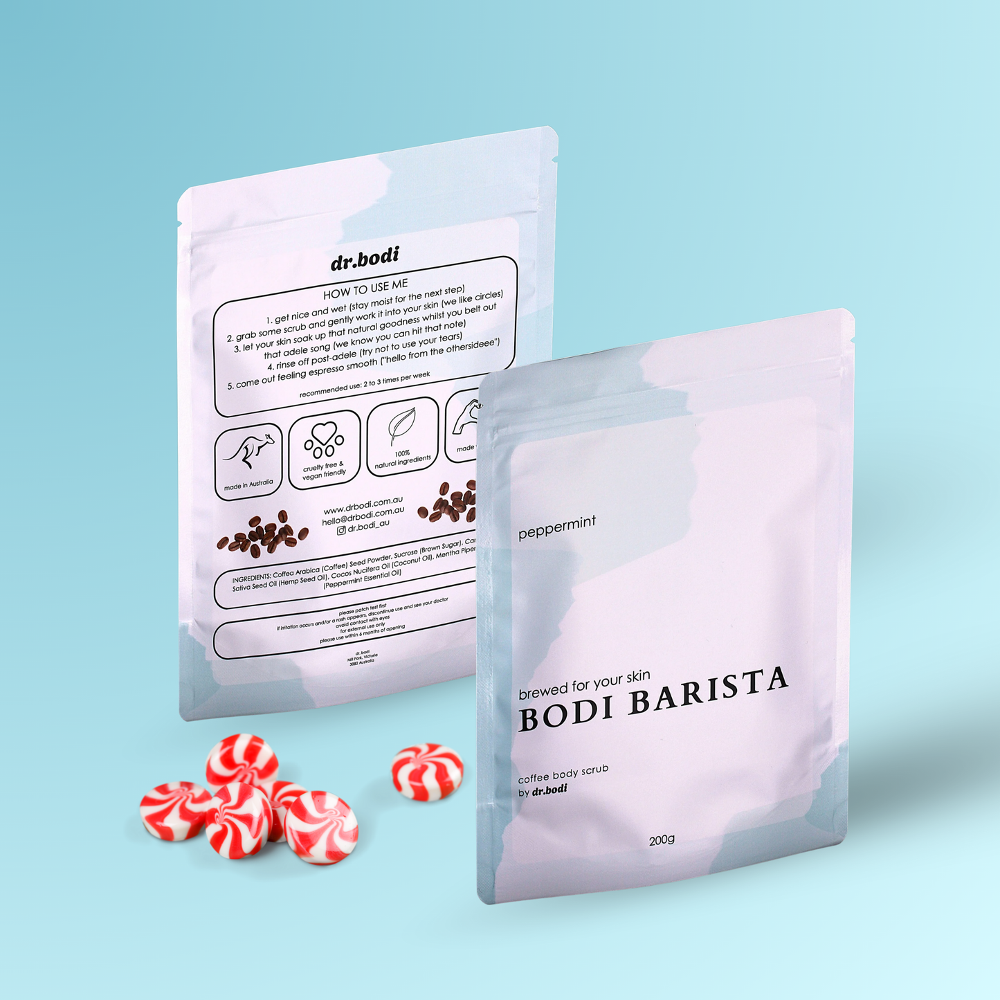 PEPPERMINT COFFEE BODY SCRUB