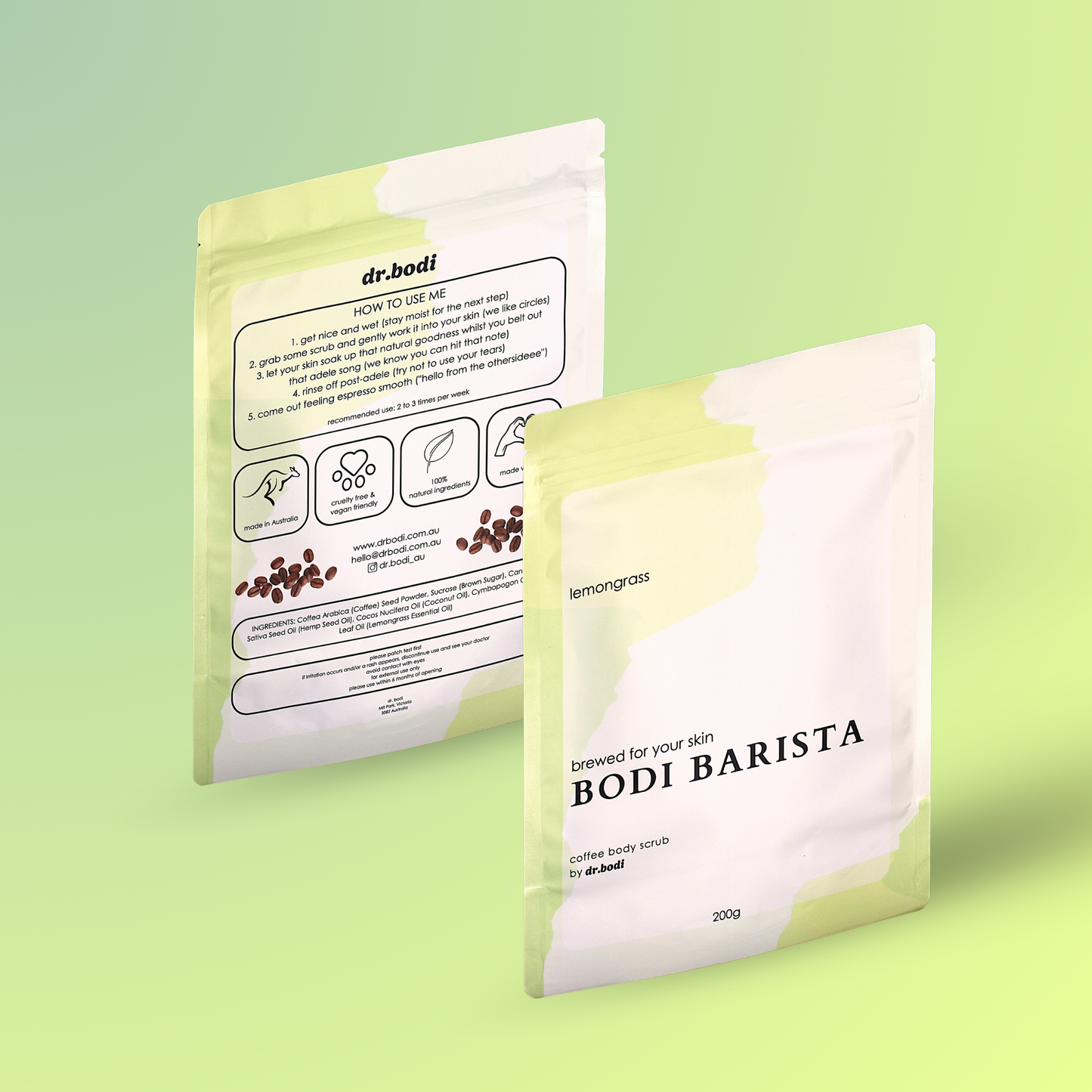 LEMONGRASS COFFEE BODY SCRUB